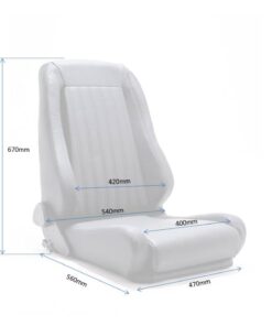 Alternative view of NZKW Old School Classic Recline Bucket Seat - GKN V.4