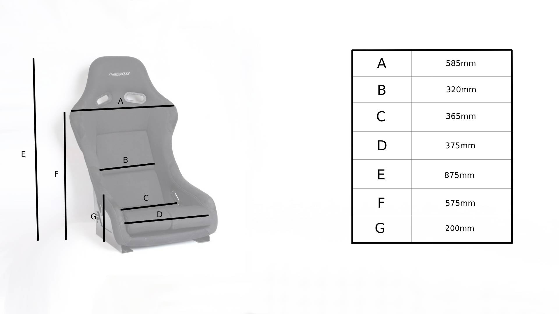 NZKW RS320 Fixed Bucket seats - Image 3