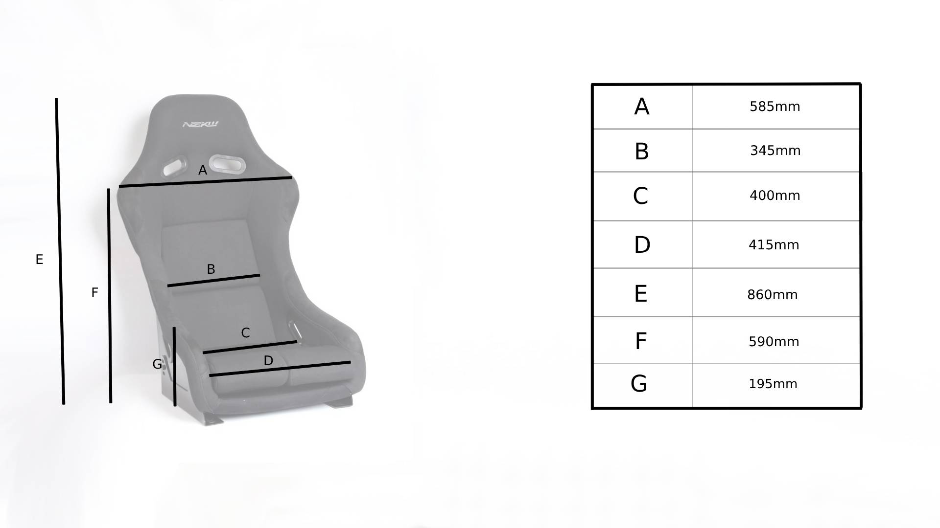 NZKW RS320 Fixed Bucket seats - Image 2