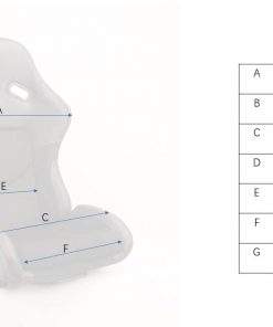 Alternative view of NZKW Recline Bucket Seat RS850 Leather/ Alcantara - Each