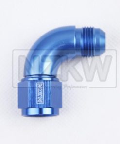 NZKW 90 Degree Full flow Alloy Swivel fitting - Female/male