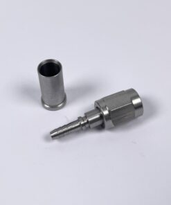 NZKW 250 Series Stainless Steel Crimp On Hose End 3AN