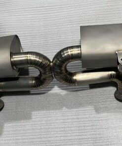 Alternative view of NZKW Titanium Catback Exhaust for Audi R8