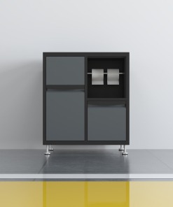 NZKW Ultimate Garage ModLine -  Waste bin with towel rail