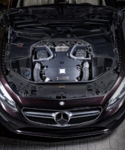 Alternative view of Black Boost Cold Air Intake System for Mercedes AMG M157 / M278