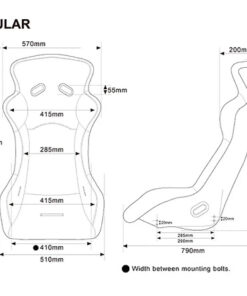Alternative view of Mugen Full Bucket Seat MX-A