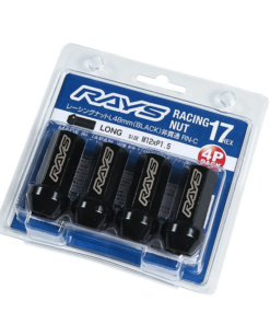 Alternative view of RAYS 17 Hex Racing Nut (CLOSED END LONG TYPE) L48 4PC BK