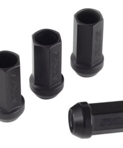 RAYS 17 Hex Racing Nut (CLOSED END LONG TYPE) L48 4PC BK