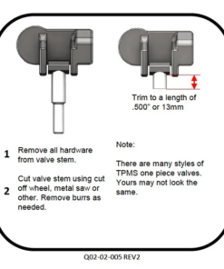 Alternative view of APEX RPV TPMS ADAPTER KIT 4PC SET